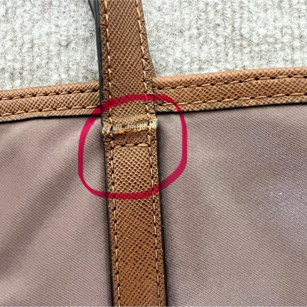 Michael Kors Satin Taupe Bag - Picture 4 of 8